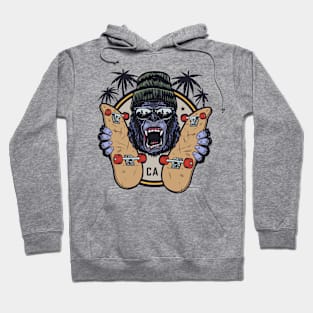 Gorilla skateboarding Hoodie